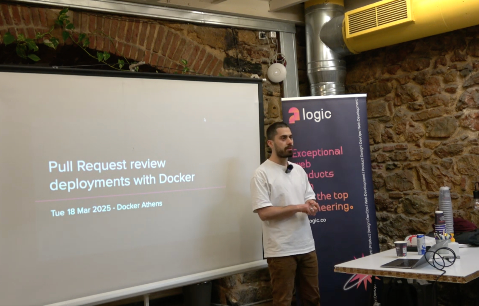 Pull Request review deployments with Docker logo